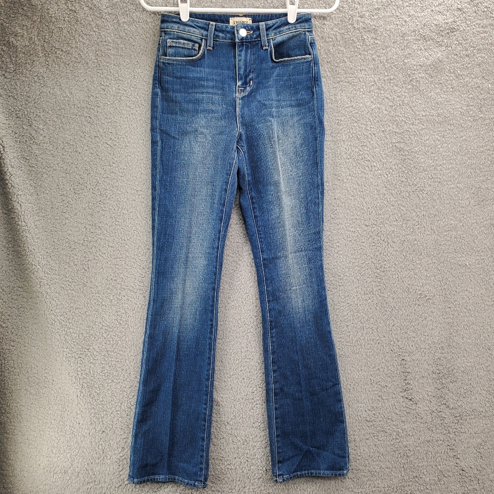 L'AGENCE Oriana High Rise Straight Jeans Sequoia Womens Size 24